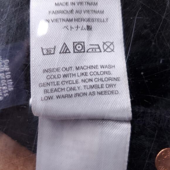 J.Crew 10" High-Rise Toothpick Jeans Womens 25P Black Clean Wash Stretch Minimal - Picture 12 of 12